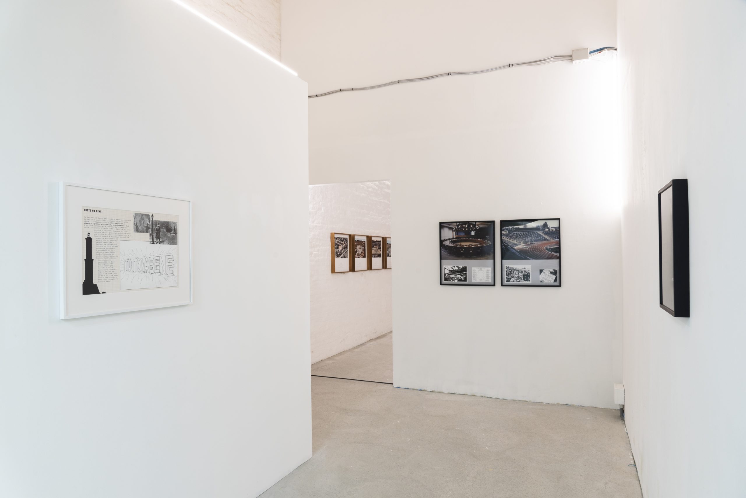 Installation view Altrove/Elsewhere, Galleria Michela Rizzo, 2023